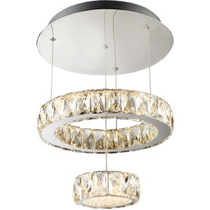 Santi Chrome 2Lt LED Flush