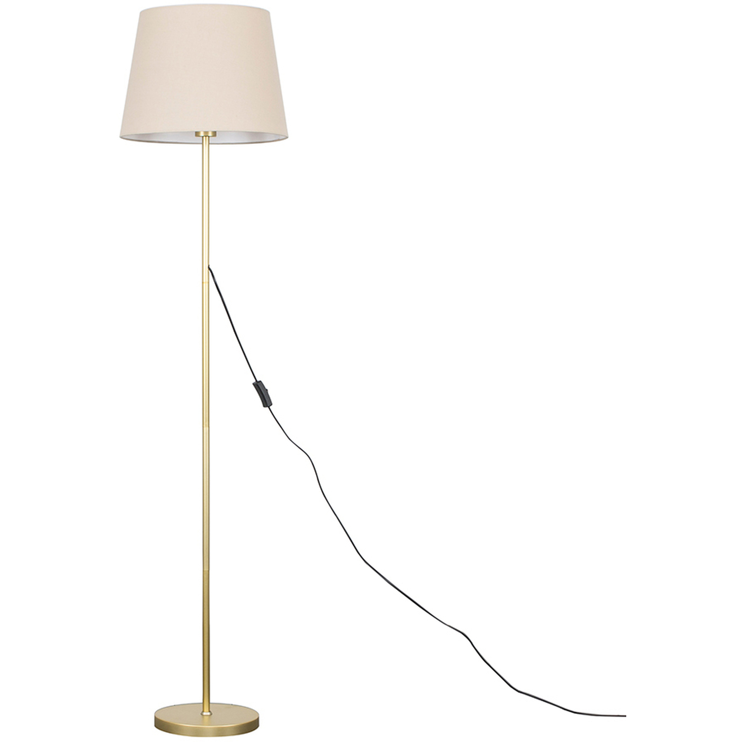 Image of Charlie Modern Stem Gold Floor Lamp&hellip;