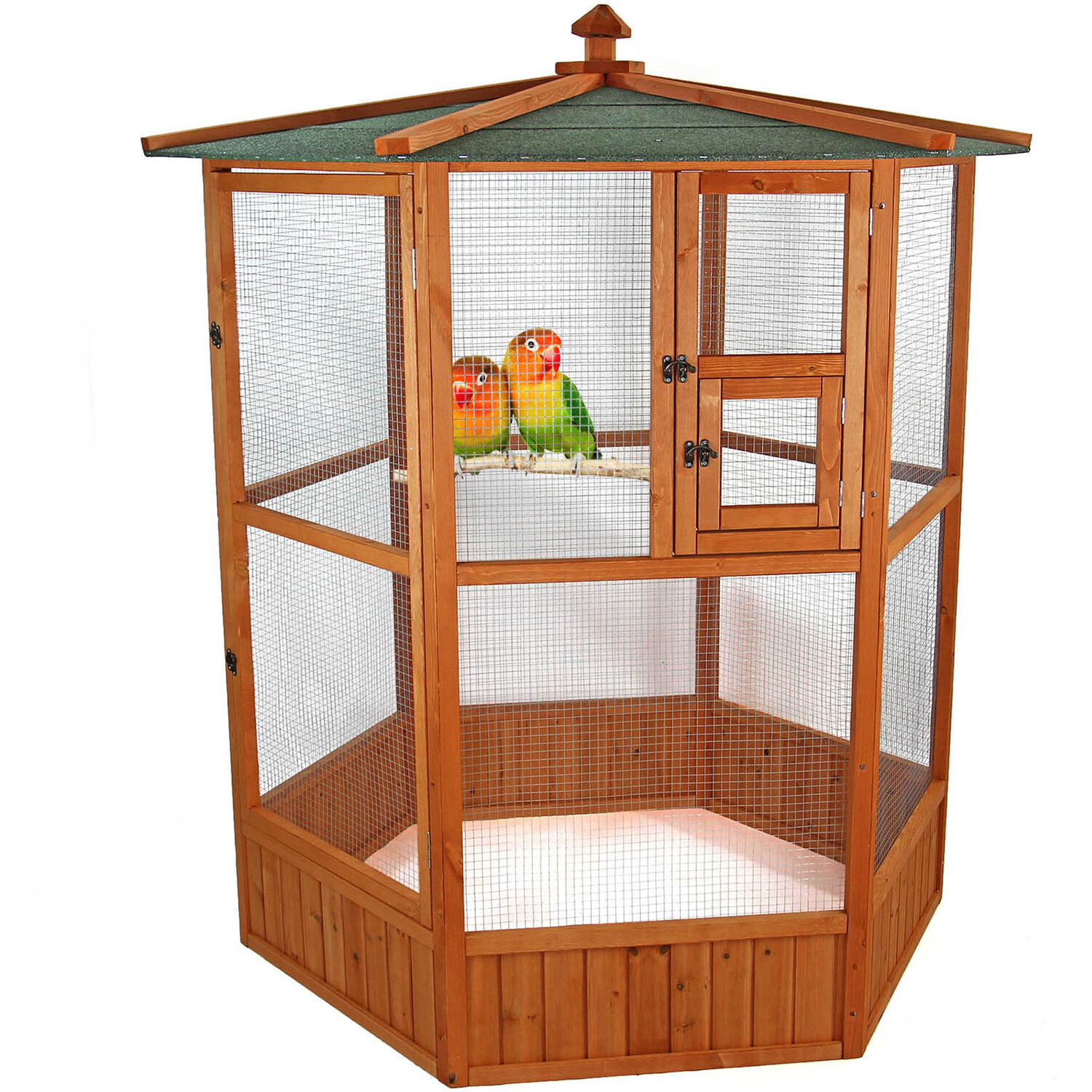 Picture of Easipet Wooden Aviary Large Bird House Shelter