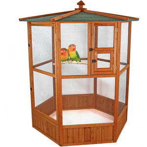 Wooden Aviary Large Bird House Shelter