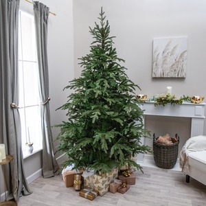 7ft Highclere Artificial Wide Green Spruce Christmas Tree