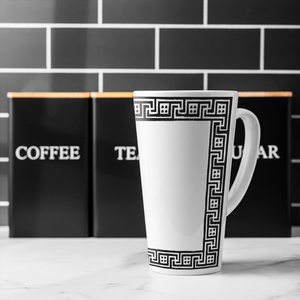 Greek Traditional Meandor Latte Mug