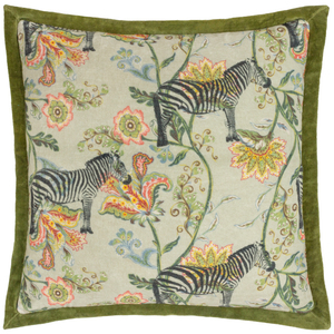 Sundara Printed Velvet Cushion