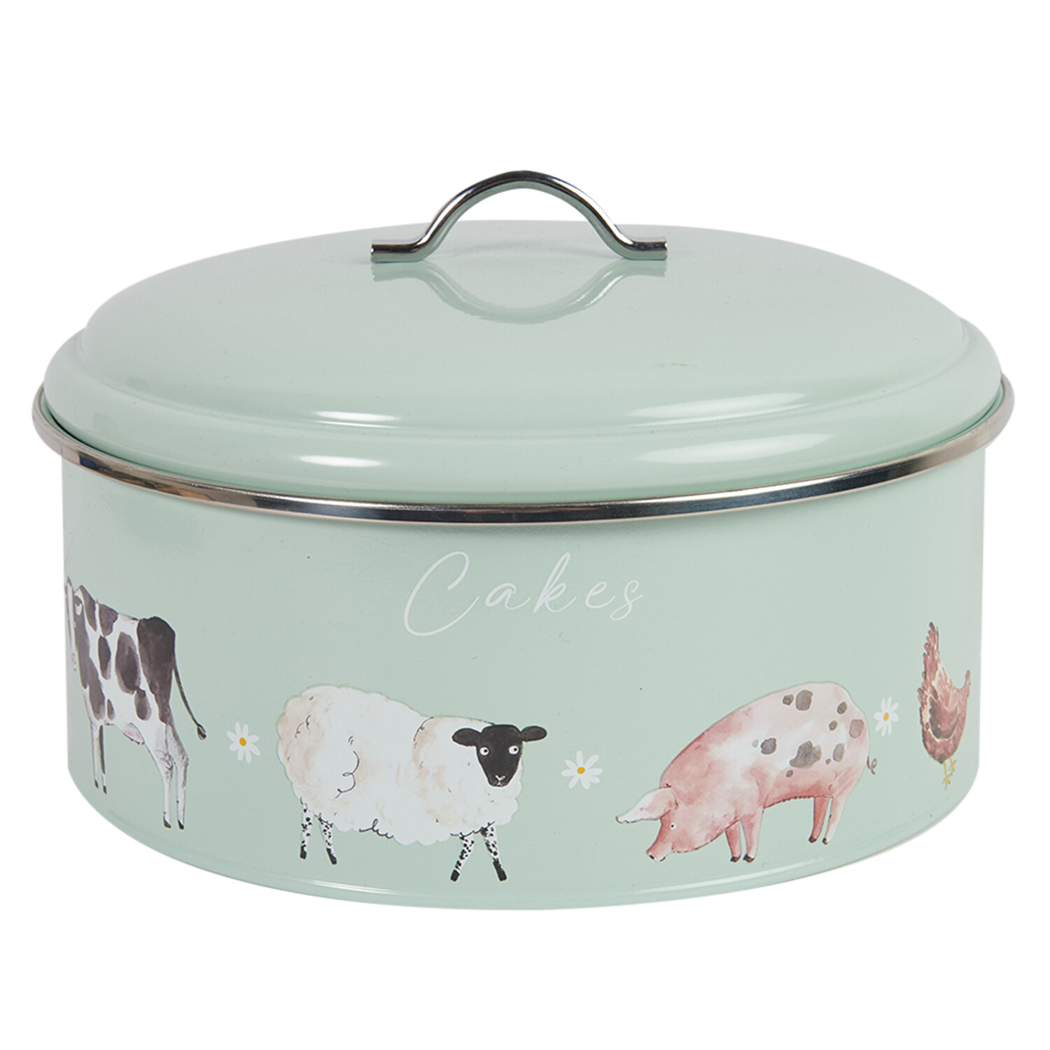 Image of Daisy Farm Cake Canister - Sage&hellip;