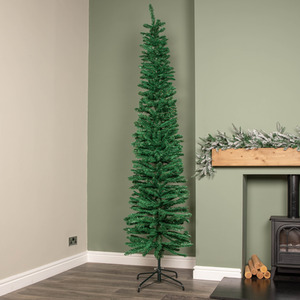 8ft Green Pencil Christmas Tree with 460 Tips