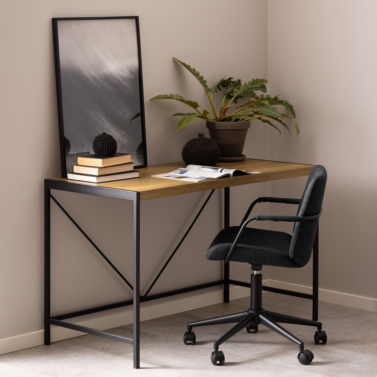 Bahamas Office Desk - Oak