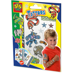 Tattoos for children - Animal Fighters
