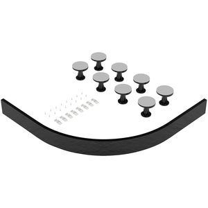 Shower Tray Leg Set For Quadrant Offset Resin Trays Grey 1000mm 1200mm