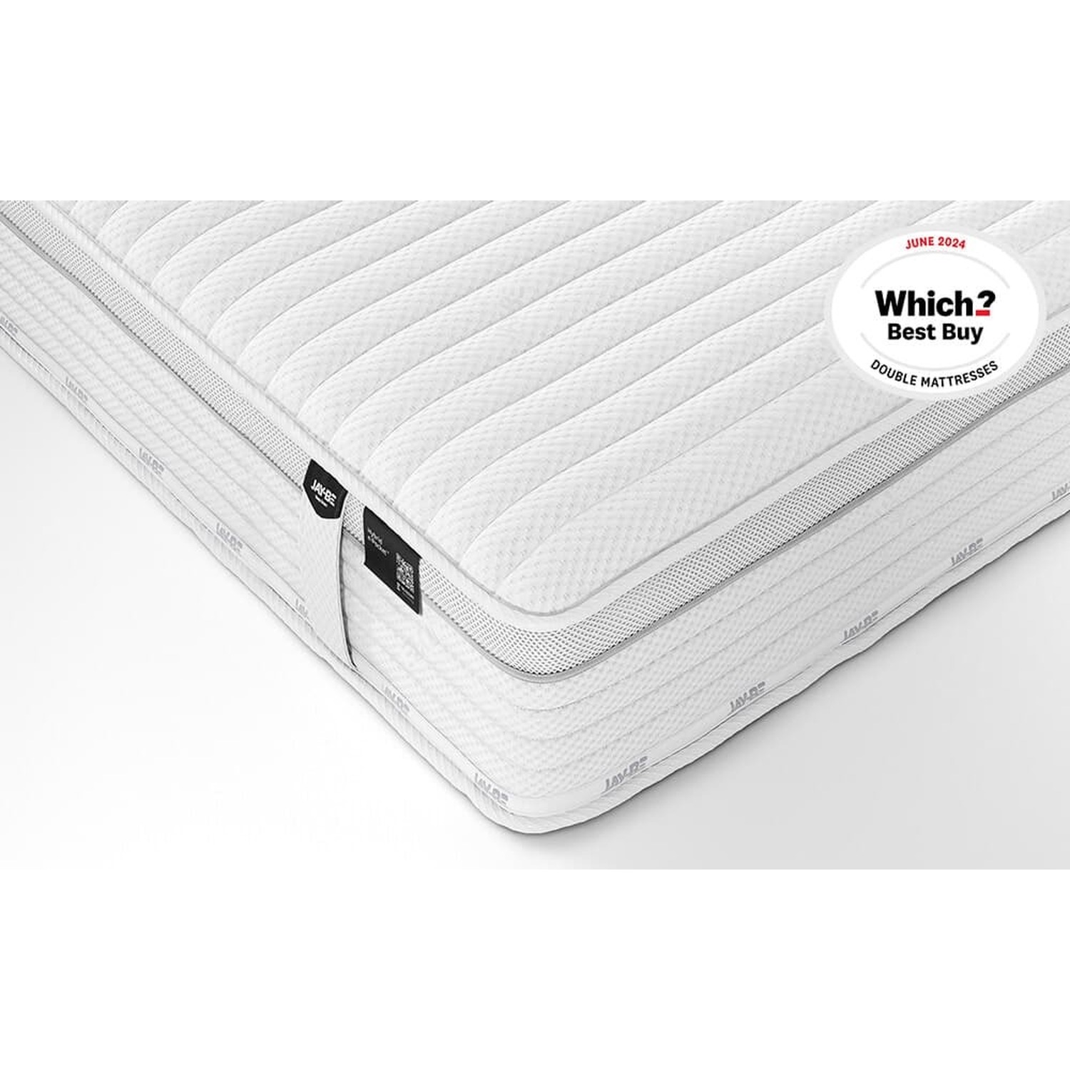 Jay-be 2000 Hybrid E-pocket Truecore Eco-friendly Mattress - White Grey Small Double