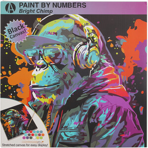 Paint by Numbers Bright Chimp Kit