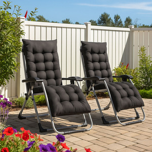 Zero Gravity Sun Loungers With Padded Cushions