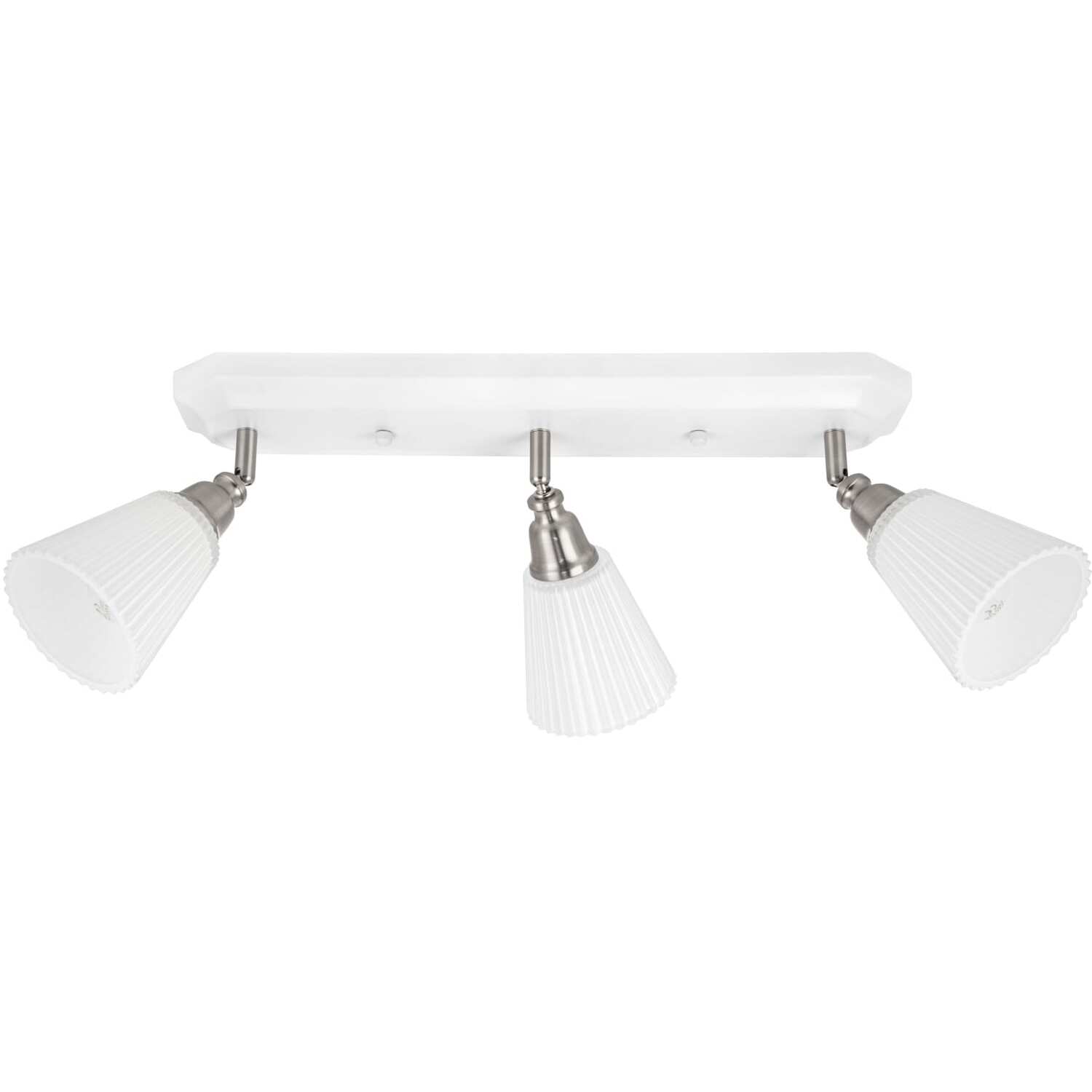 Cosylyte Leverton 3 Light Glass Spotlight - White