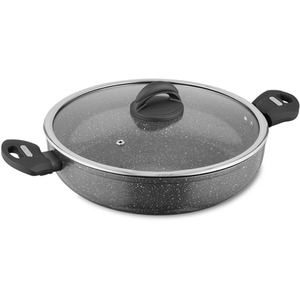 Cerastone 30cm Low Casserole Graphite