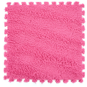 Set of 12 Plush Interlocking Foam Play Mats