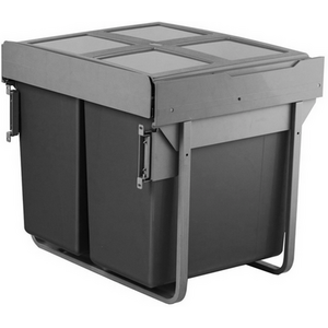 Base Mounted Pull Out Cabinet Waste Bin