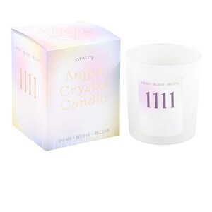1111 Angel Number Opalite Crystal Candle For Positive Energy