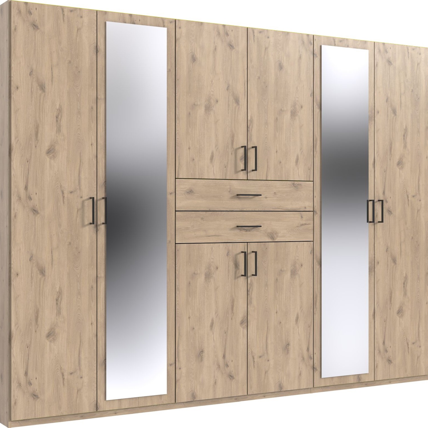 Dillingen Wardrobe - Oak 270cm