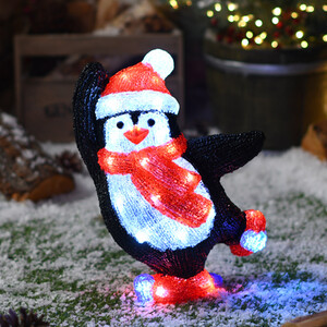 Acrylic Skating Penguin