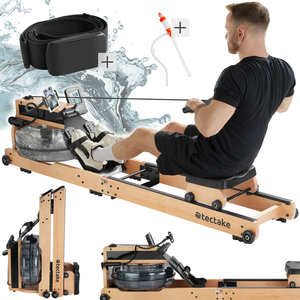 Rowing Machine Titan XR2, 6 Resistance Levels, Training Computer, App Compatible