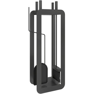 5 Piece Outsunny Metal Fireside Companion Set