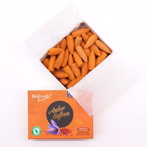 Biofresh Backflow Incense Cones Amber Safron