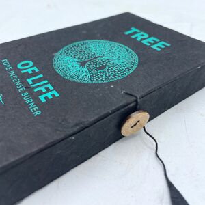 Rope Incense and Plated Holder Set Tree of Life