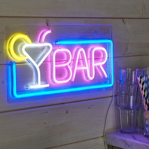 Cocktail Bar Neon Wall Art Sign