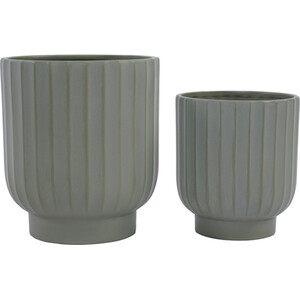Vertical Ribbed Pot