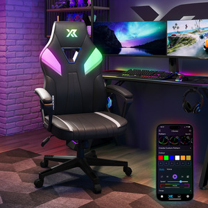 X Rocker Tempest RGB Ergonomic PC Gaming Chair with LED Lights