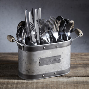Industrial Kitchen Utensil Caddy