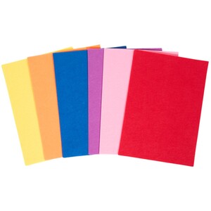 Pack of 20 Brights Felt Sheets