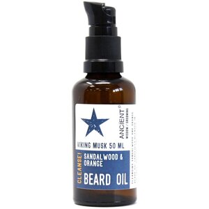 Viking Musk Beard Oil Natural Orange Sandalwood Blend