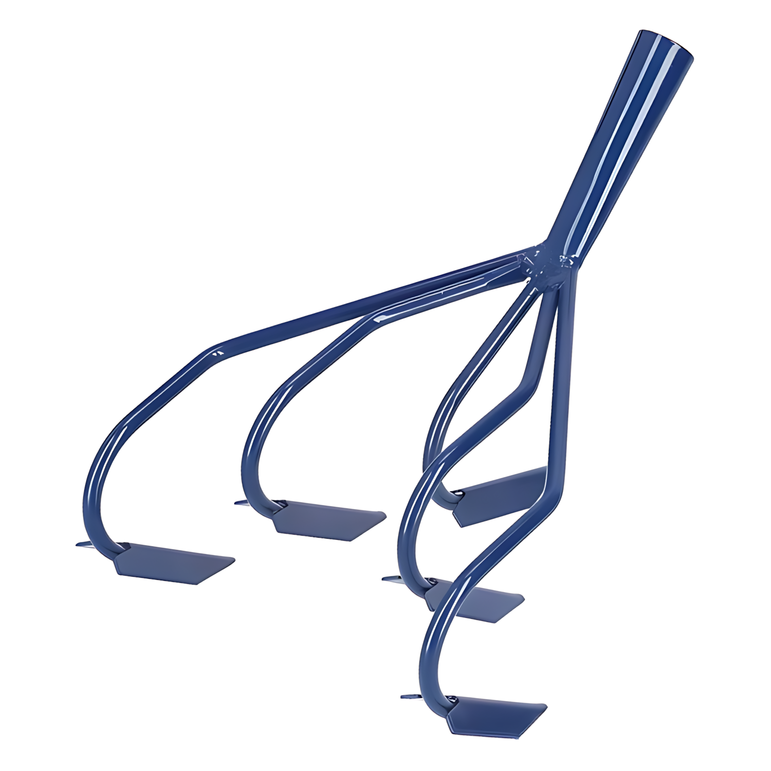 5-Prong Hand Soil Cultivator Head, Scarifier Digging Hoe for Garden Use - Multi