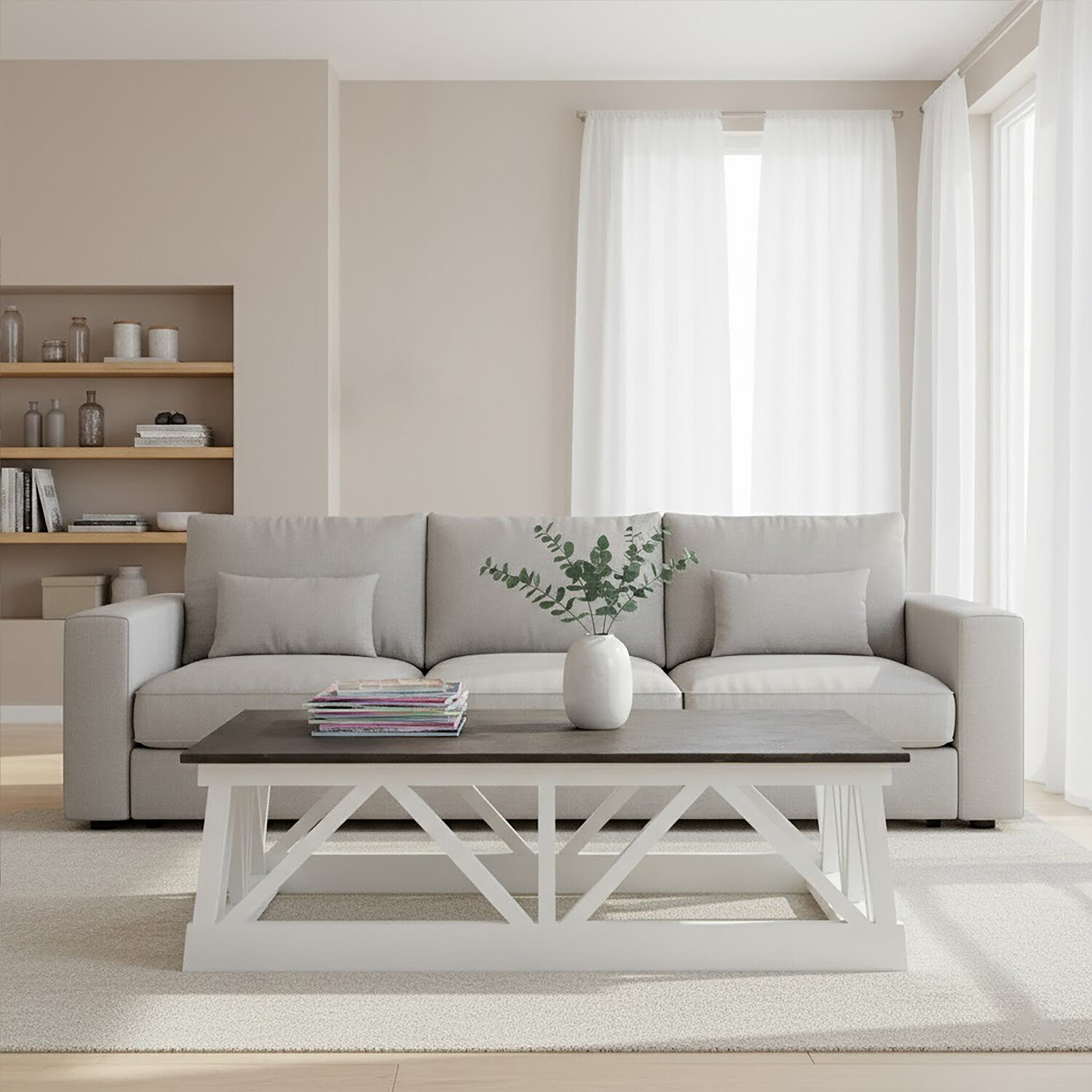 Fifty Five South Monas Coffee Table - Black