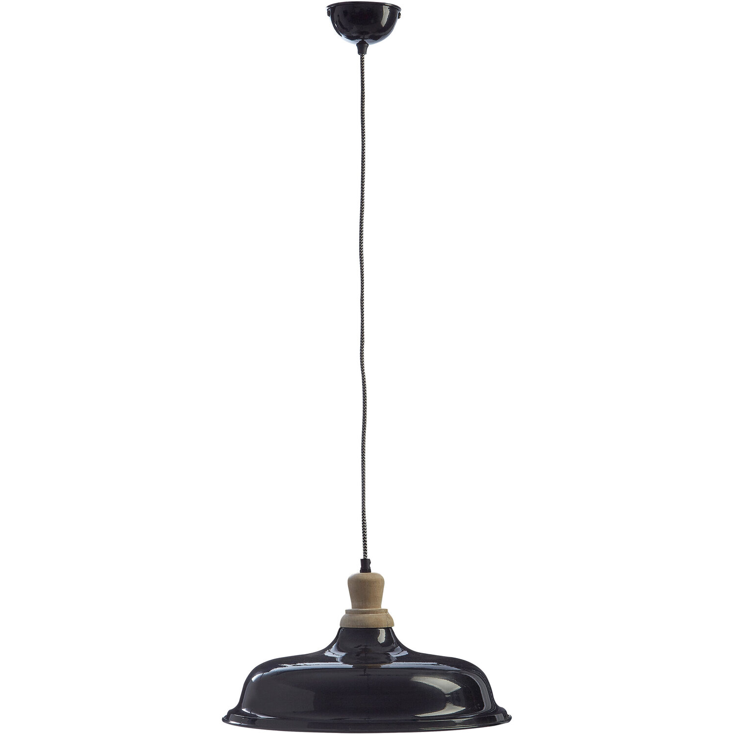 Oslo Black Small Pendant Light - Black