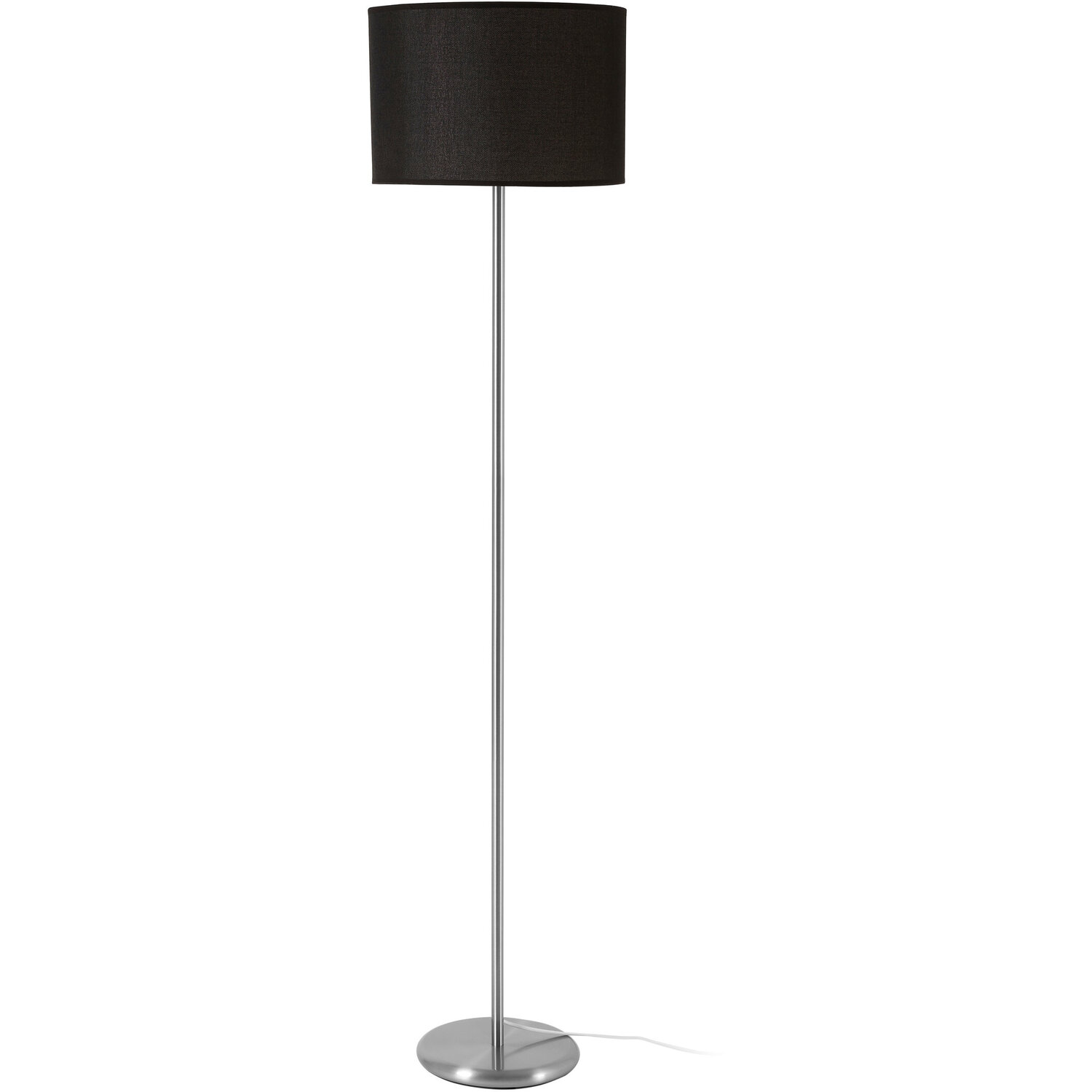 Forma Black Waffle Effect Shade Floor Lamp - Black