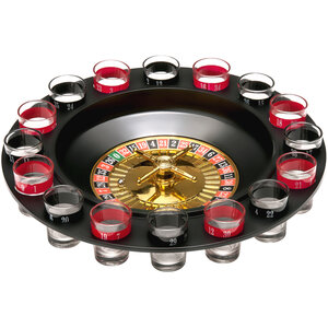 Roulette 16 Shot Glasses Drinking Game