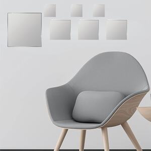 7-PC Square Mirror Set - Grey