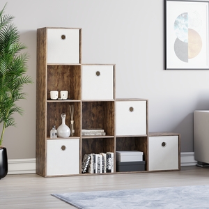 Durham 10 Cube Staircase Storage Unit with 5 Baskets