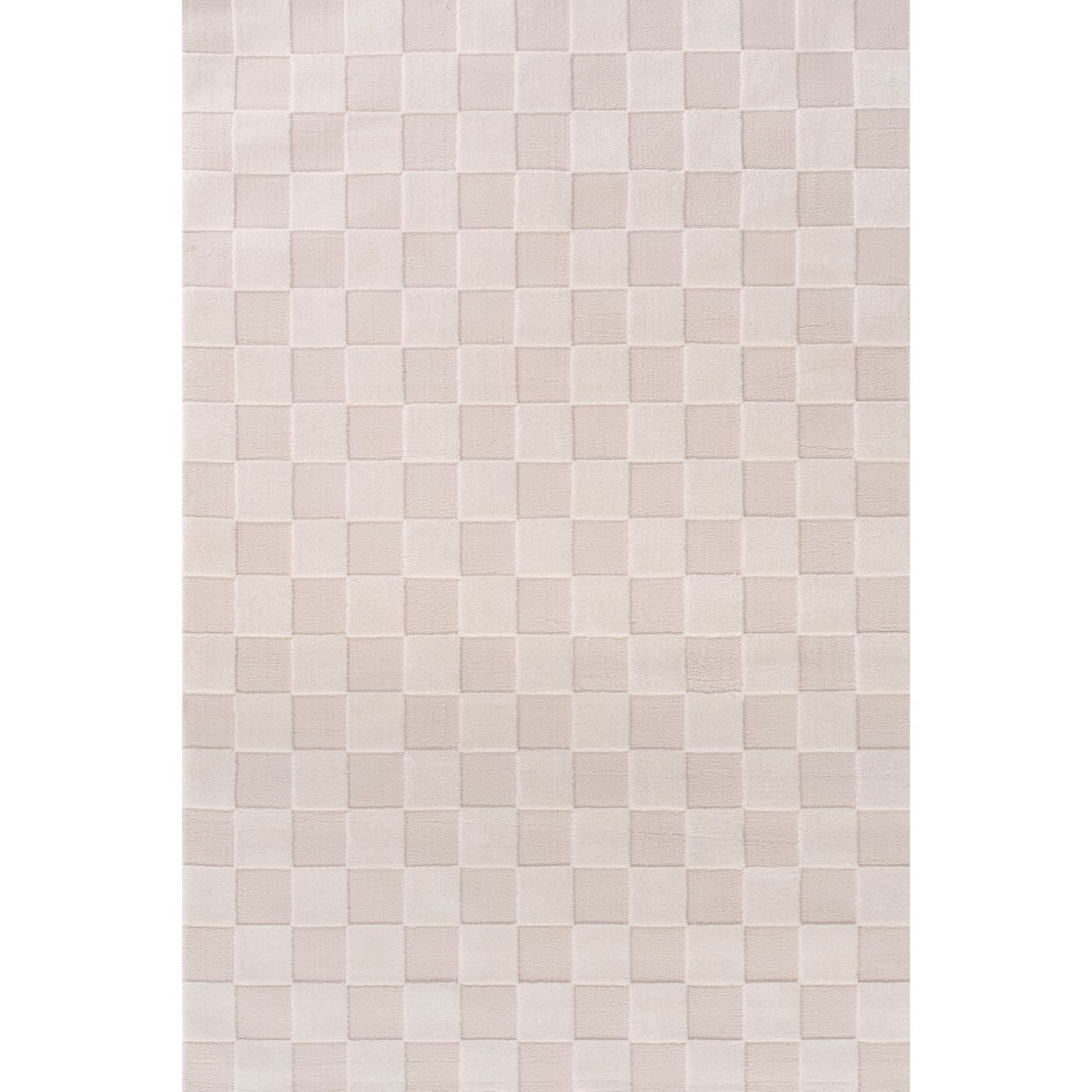 The Rugs Cream Loft Checkerboard Rug - Image 3