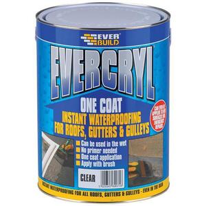 Everbuild EVERCRYL One Coat Clear 1kg