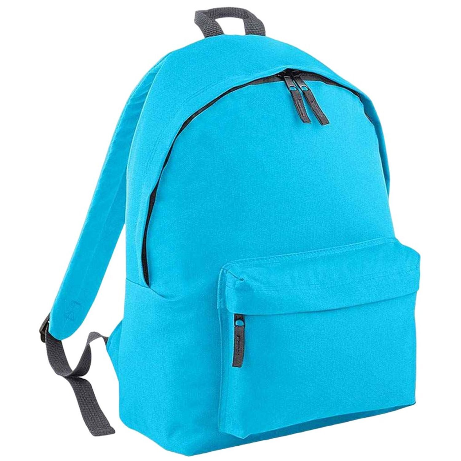 Bagbase Original Plain Backpack - Surf Blue/Graphite Grey / Polyester