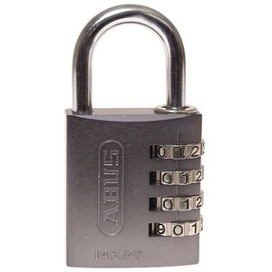 Abus Mechanical 145 Series Aluminium Combination Padlock