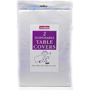 Caroline Square Paper Table Covers (Pack of 2)