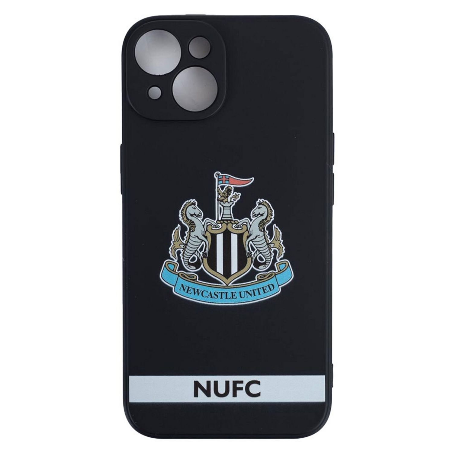 Newcastle United Fc Crest Phone Case - Black/White/Blue
