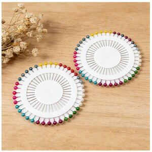 2PCS Sewing Needle Pins 40 Ball Head Craft Quilting Pins