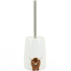 Highland Cow Toilet Brush Holder