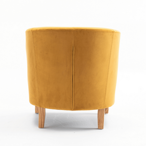 Mustard Bedford Small Padded Curved Back Tub Chair shot 16028269