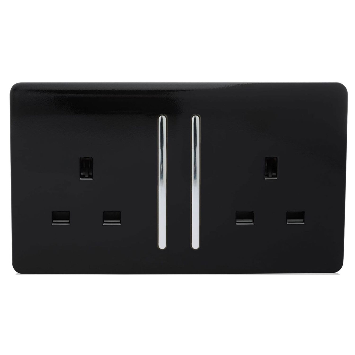 Trendi Switch 2 Gang 13 Amp Switched Plug Socket