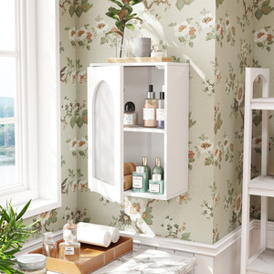 Glass Wall Mount Bathroom Medicine Cabinet